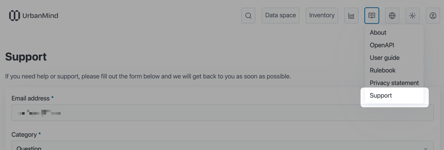 support form