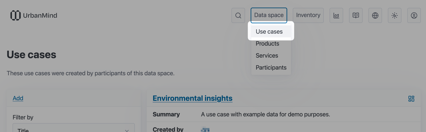 use case catalogue
