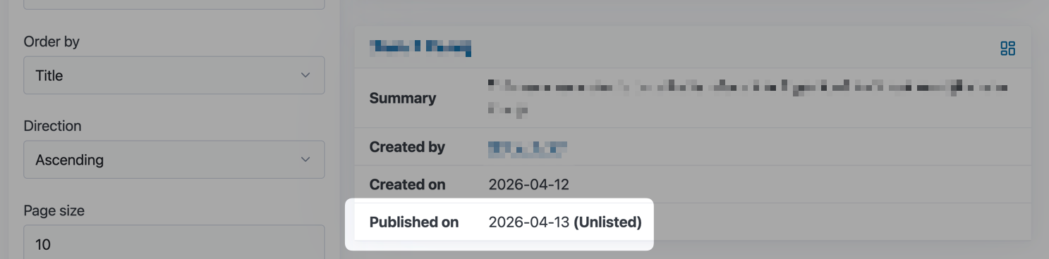 use case visibility